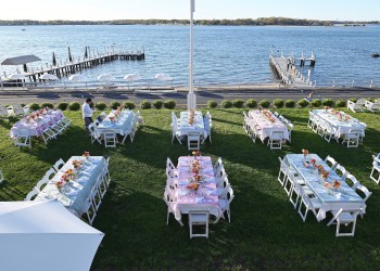 Wednesday cookouts return to the lawn overlooking the bay at The Pridwin