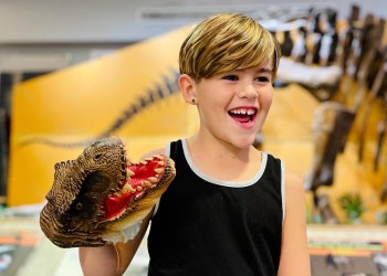 Your kids will love Jurassic Camp at the Mall at Wellington Green