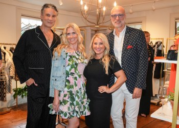 Cameron Silver, Sarah Wetenhall, Taylor Materio, Rick Rose celebrate Endless Summer and St. John at Sag & Madison