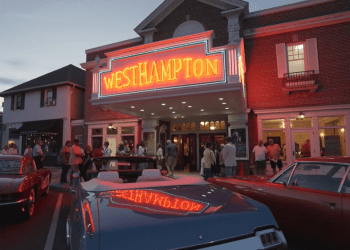 The famous marquee at the WHBPAC, Westhampton Beach Performing Arts Center