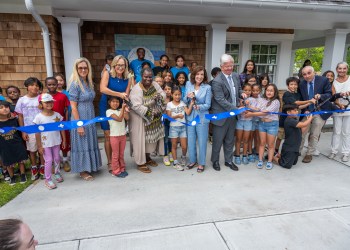 Officials celebrated the long-awaited debut of the Bridgehampton Child Care & Recreational Center’s new $3.3 million facility