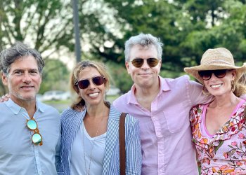 Jeff Kaplan, Amanda Green, Richard Samson, Isabel Rose at Wings Over Haiti's Benefit