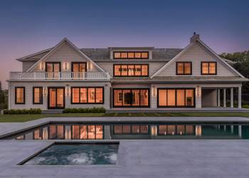 The nearly 10,000-square-foot house at 357 Edge of Woods Road in Water Mill is asking just under $11.5 million. SERHANT. Studios