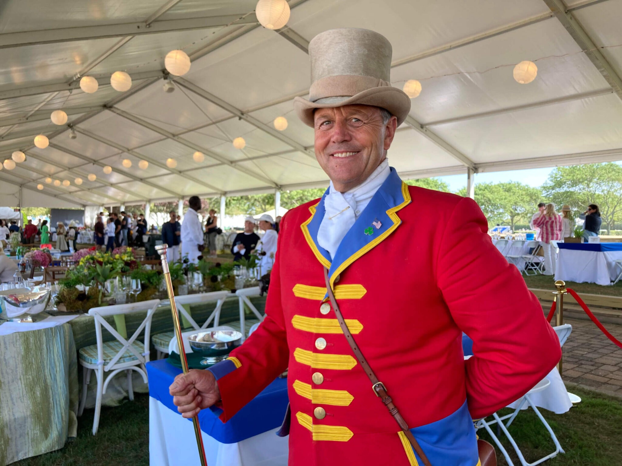 Hampton Classic Ringmaster Alan Keeley at the 2023 Hampton Classic