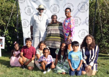 Edward King, Bonnie Cannon, Rebecca Reed king, Kids at the Bridgehampton Child Care & Recreational Center's Jazz Celebration