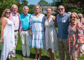 Nancy-Lynn Thiele, Assemblyman Fred Thiele, Robert Zimmerman, Ann Welker, Eve Meltzer-Krief, Michael Koegler, Robin Long at Eleanor's Legacy Brunch