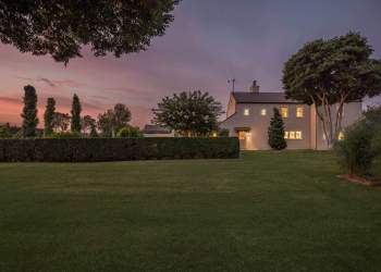 The European-style villa at 160 Long Lane in East Hampton is asking $5.995 million. Lena Yaremenko for Sotheby’s International Realty