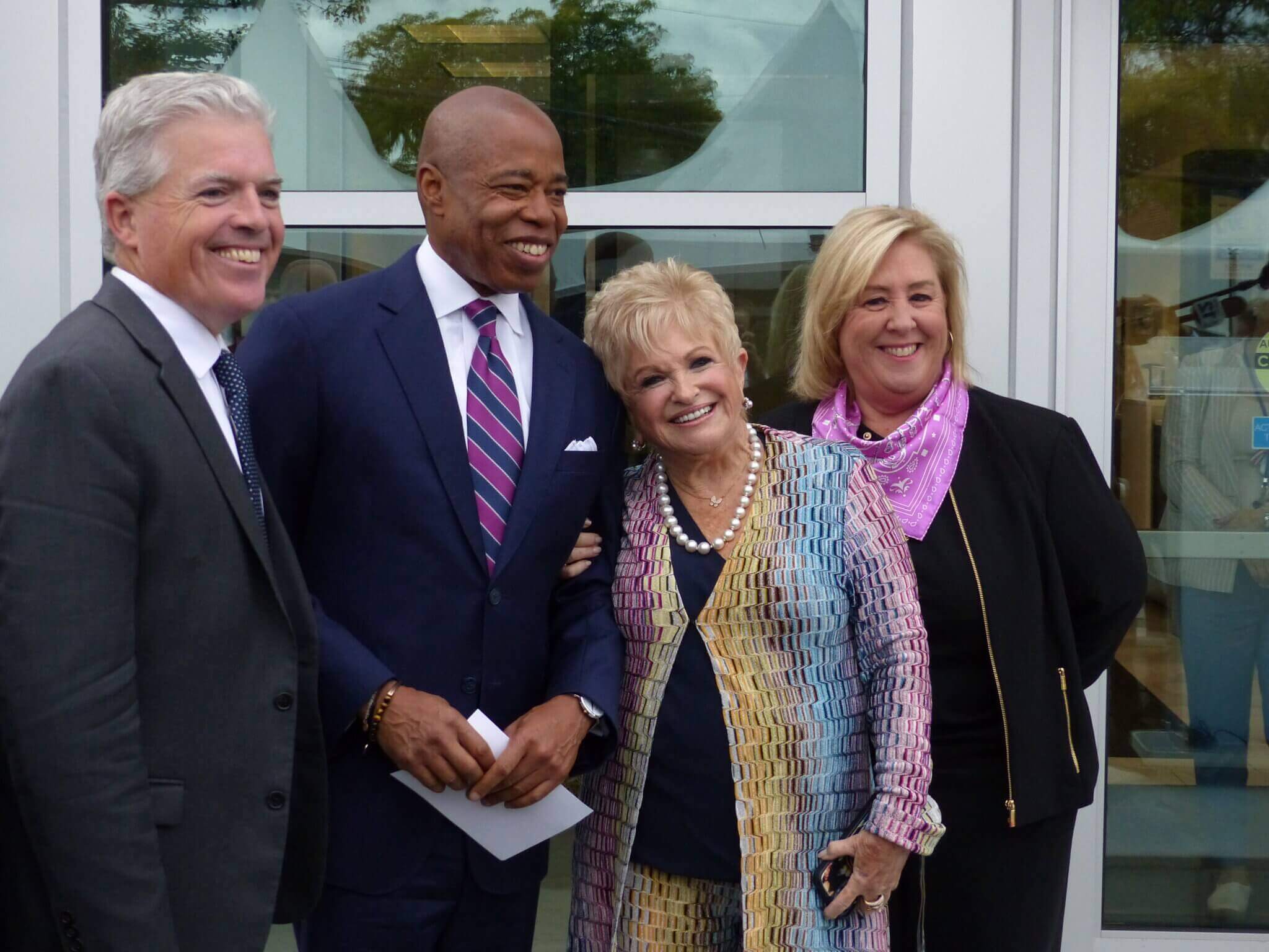 Victoria Schneps Vicki Schneps and New York City Mayor Eric Adams