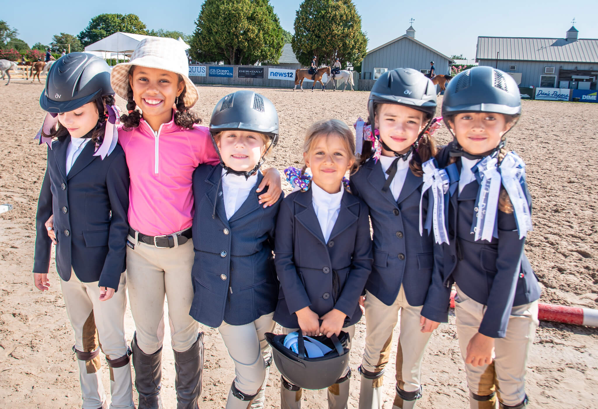 Opening Day Leadline Competitors at the Hampton Classic