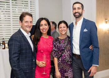 Brian & Ligia Guralnick with Allie & Sonny Gold at the RDK Melanoma Foundation's Champagne Reception