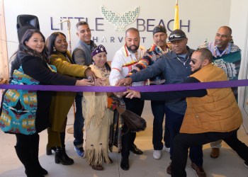 Ribbon Cutting at Little Beach Harvest Dispensary Grand Opening