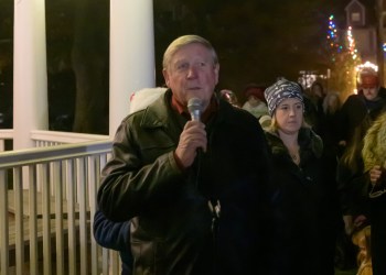 Village Trustee Ralph Urban at the Westhampton Beach Winter Festival