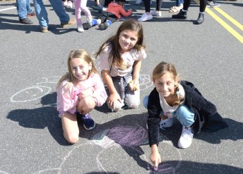 Chalk Drawing at the Westhampton Beach Fall Festival