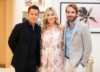 Chris Leavitt, Farrah and Chris Scott at Habitat for Humanity's Cocktail Reception