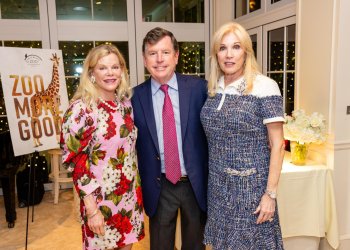 Deborah Dauman, Thomas C. Quick, Michele Kessler at the Palm Beach Zoo & Conservation Society's Donor Appreciation Dinner