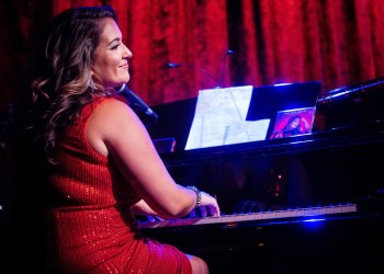 Nicole Zuraitis performs on piano at Birdland