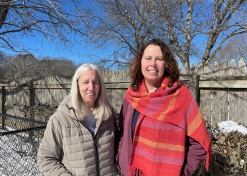 Patricia Snyder, executive director of the Foundation for Wildlife Sustainability, and Melinda Novak, president of Long Island Game Farm