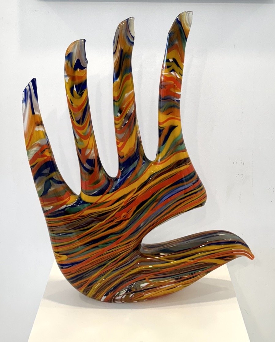 "Give Peace a Hand (Street Art)" by Sabine Wiedenhofer, available at DTR Modern Galleries