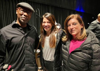 Guitarist Kevin McNeil, Rachel Alexander, Theresa Roden at Organ Monk Performance