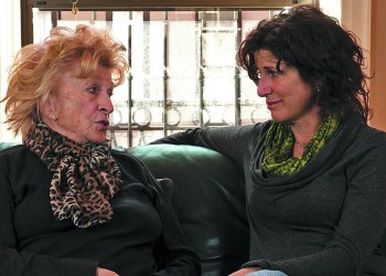 Mildred Kirschenbaum and her daughter, Gayle