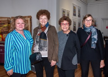 Christina Strassfield (Exec. Dir. SAC), Hon. Deborah Kooperstein, Jacqui Lofaro (Exec. Dir. DocFest), Jackie Leopold at SAC's DocFest