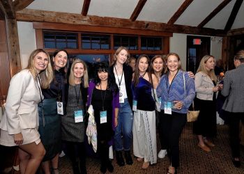 Fictions Guests Ashley Winstead, Vanessa Lillie, Megan Miranda, Jean Kwok, Julia Bartz, Angie Kim, Jennifer Hillier, Wendy Walker at Whodunit Cocktail Party