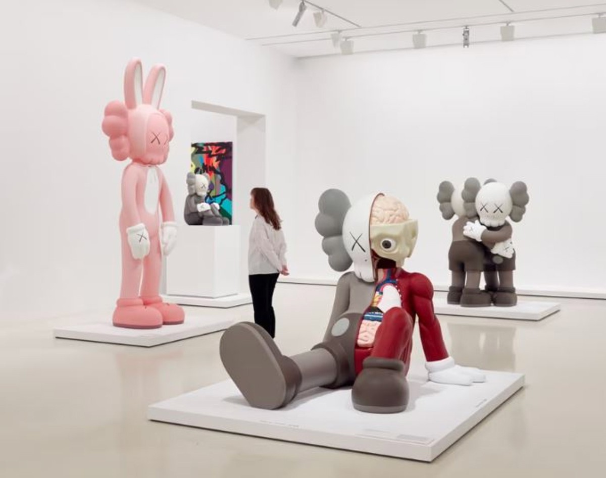 KAWS installation view at National Gallery of Victoria, Photograph: Tom Ross, Courtesy the Artist