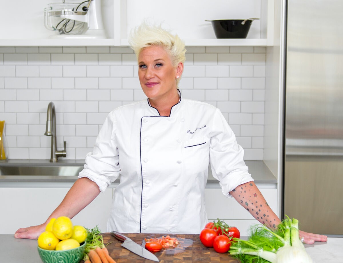 Worst Cooks in America Host Chef Anne W. Burrell is hosting Dan's Chefs of the Hamptons 2024