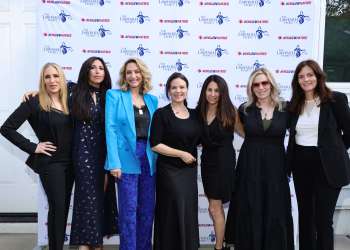 BEVERLY HILLS, CALIFORNIA - MAY 08: (L-R) Dr. Jenn Mann, Chloé Jo Davis, Brooke Goldstein, Meredith Salenger and guests attends Los Angeles End Jew Hatred/ The Lawfare Project Fundraiser on May 08, 2024 in Beverly Hills, California. (Photo by Amy Sussman/Getty Images for End Jew Hatred / The Lawfare Project)