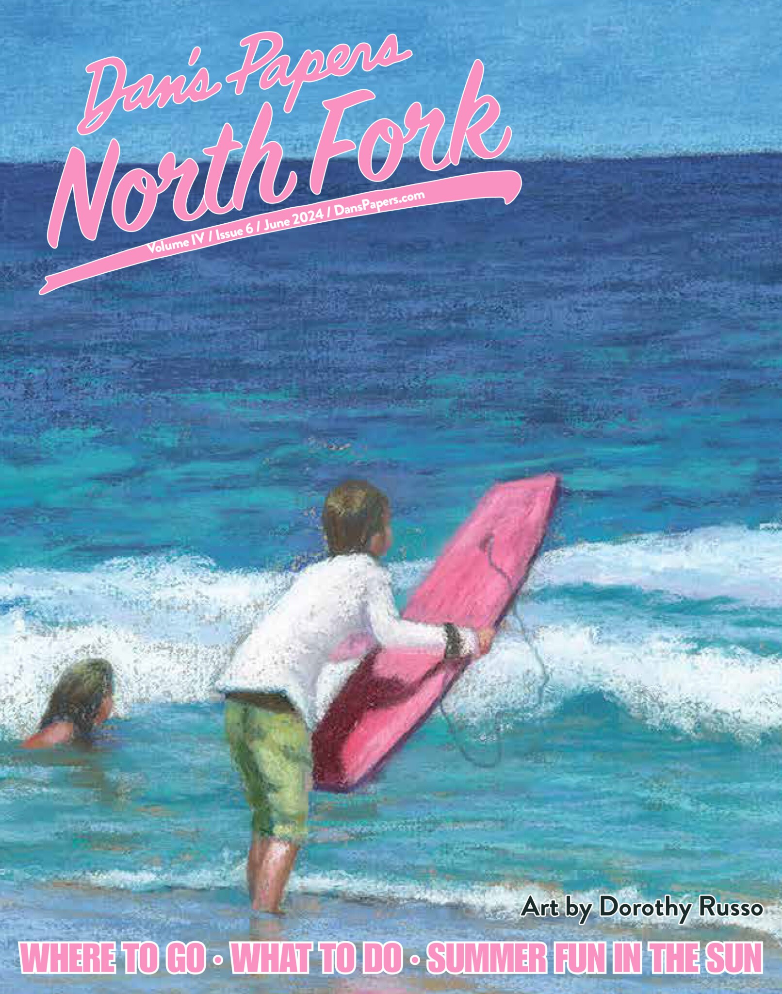 June 2024 Dan's North Fork cover art by Dorothy Russo