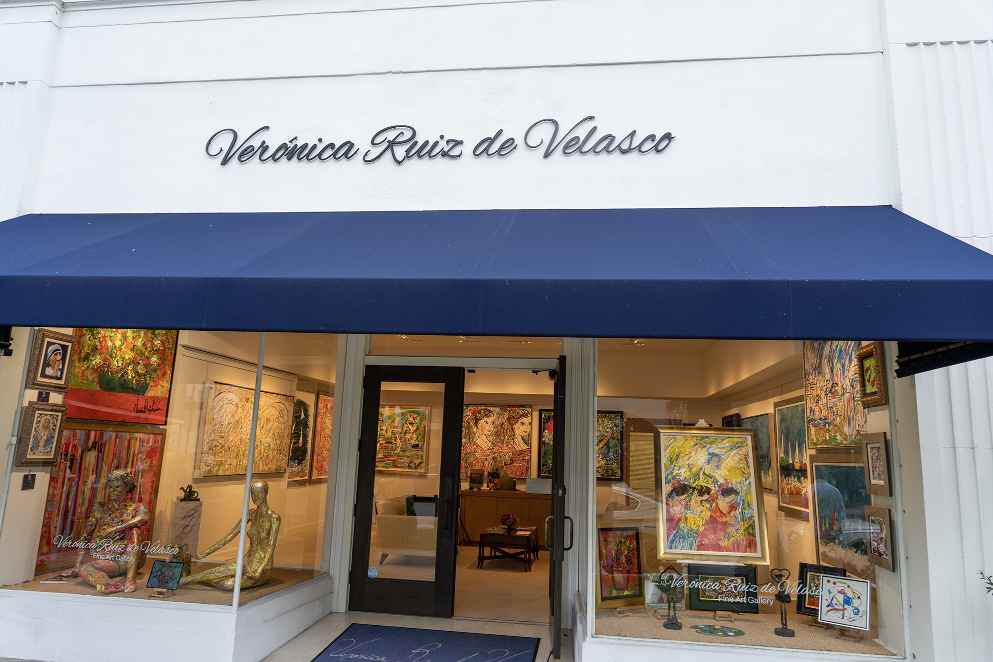 The Veronica Ruiz de Velasco Gallery at 313 Worth Avenue