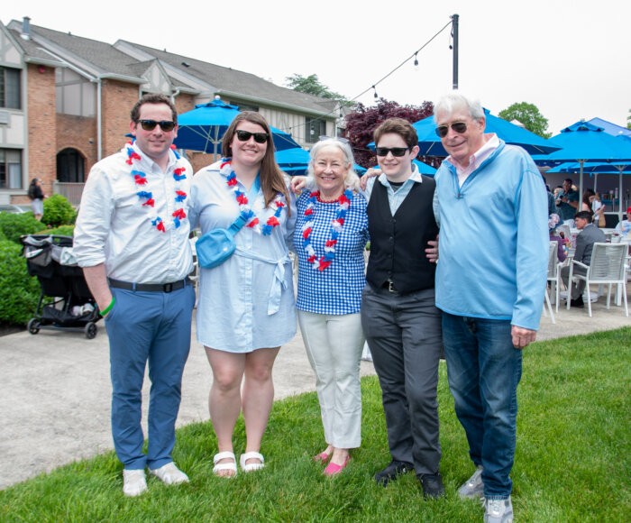 Eddie Moan, Alice Thompson, Dede Gotthelf, Shane and Terry Moan at Memorial Day BBQ