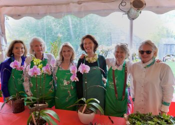 Garden Club of East Hampton Volunteers at Garden Club Party