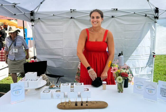 Kira Lipp enjoys bringing her delicious Kira's Cookies to East End farmers markets