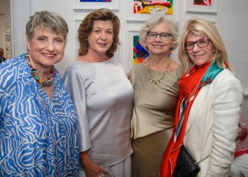 Toni Maloney, Judiann Carmack Fayyaz, The Retreat Director Loretta Davis, Kathleen King at Summer Retreat Gala