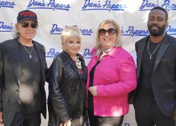 Sanford Rubenstein, Victoria Schneps, Assembly Member Rebecca Seawright, Il Pellicano and Bijoux Owner Kyky Conille at Summer Kick-Off Reception