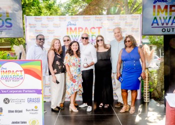 2023 Dan's Out East End Impact Awards honoree Michael Serao and team