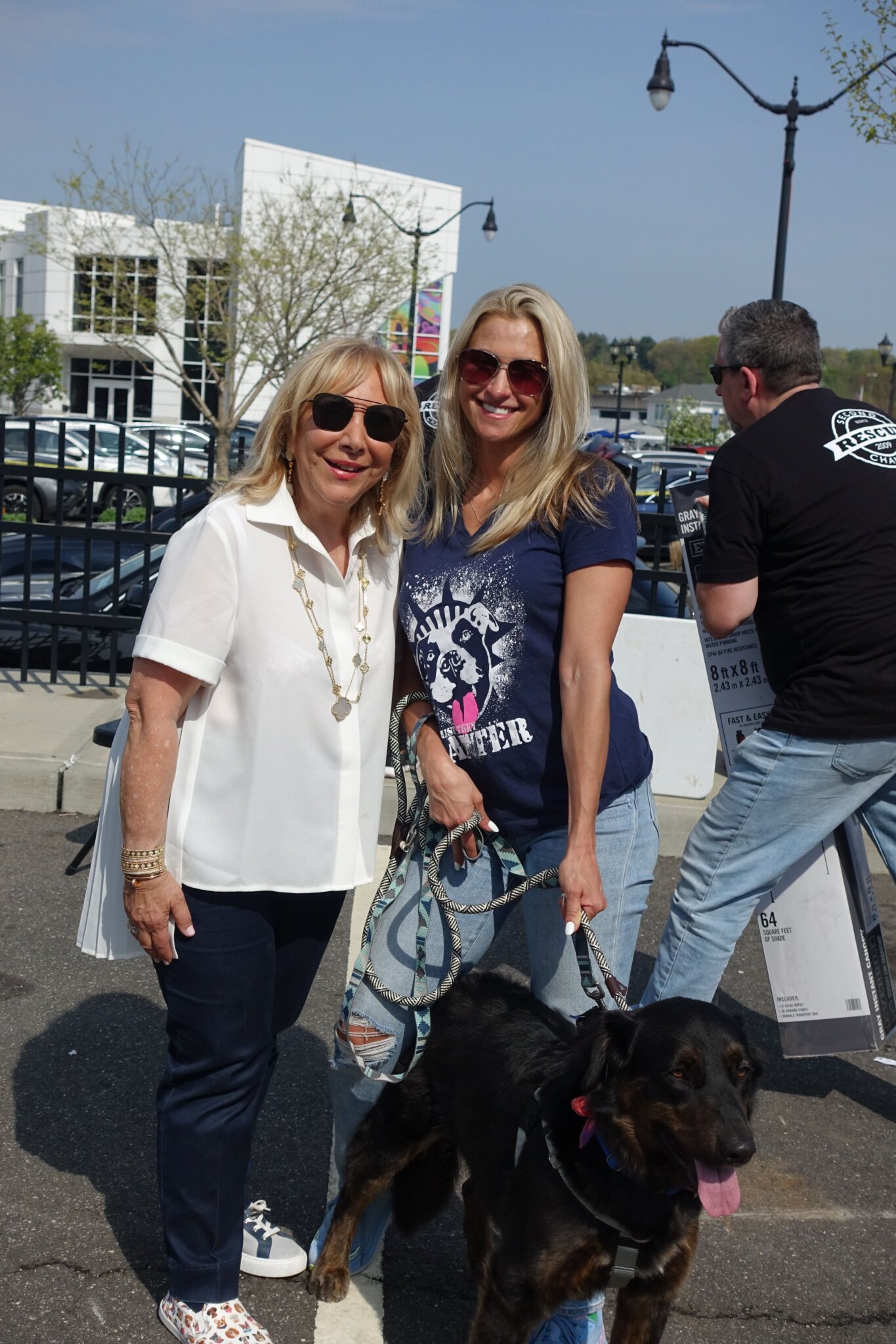 Candy Udell with NYC Second Chance Rescue