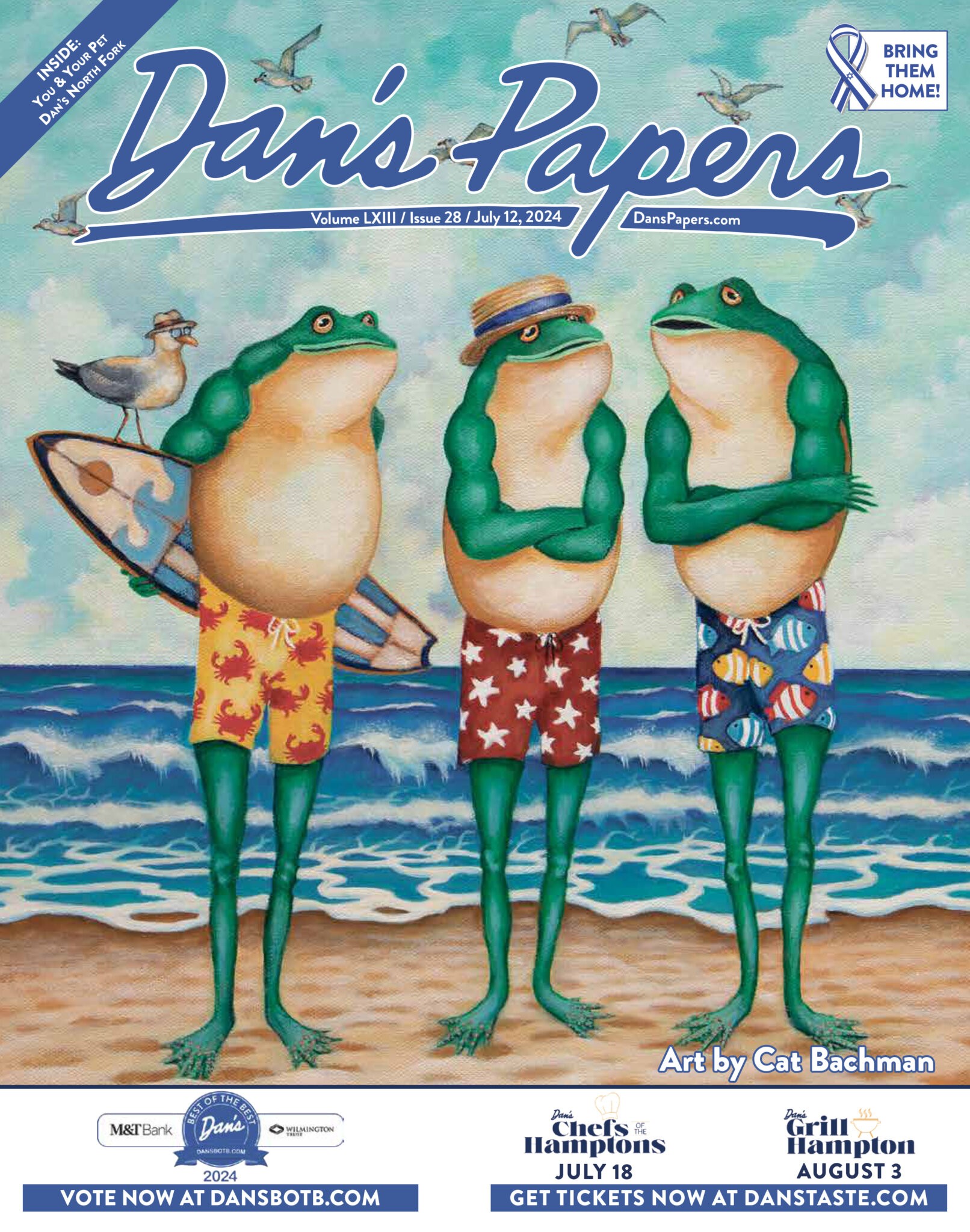 July 12, 2024 Dan's Papers cover art by Cat Bachman