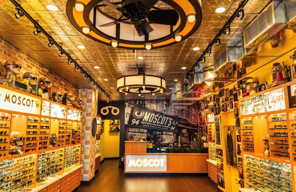 Moscot recently opened its newest location in Southampton