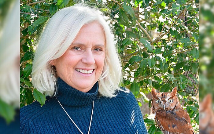 Kathleen Mulcahy, executive director of the Evelyn Alexander Wildlife Rescue Center