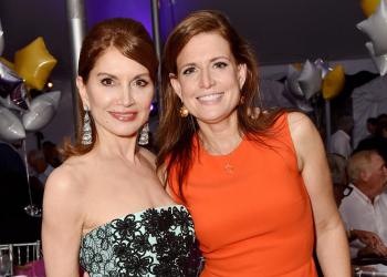 5 Under 40 ,founder Jennifer Finkelstein with philanthropist Jean Shafiroff at the Ellen Hermanson Foundation's Starry Night Summer Gala in 2016