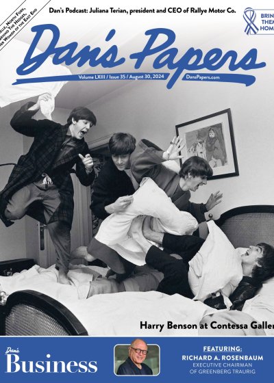 August 30, 2024, Dan's Papers cover art by Harry Benson, Courtesy Contessa Gallery