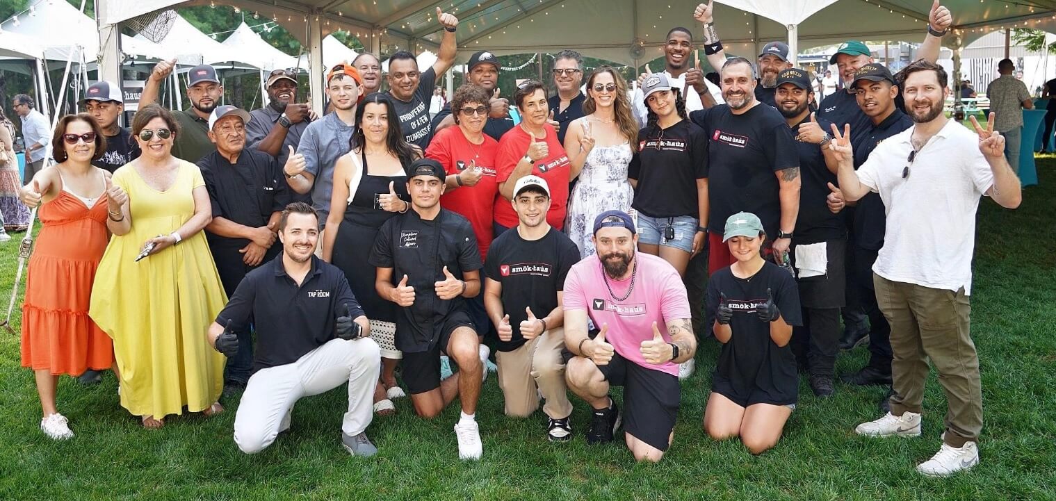 GrillHampton 2024 host Melissa Ben-Ishay and the exceptional GrillHampton chefs 