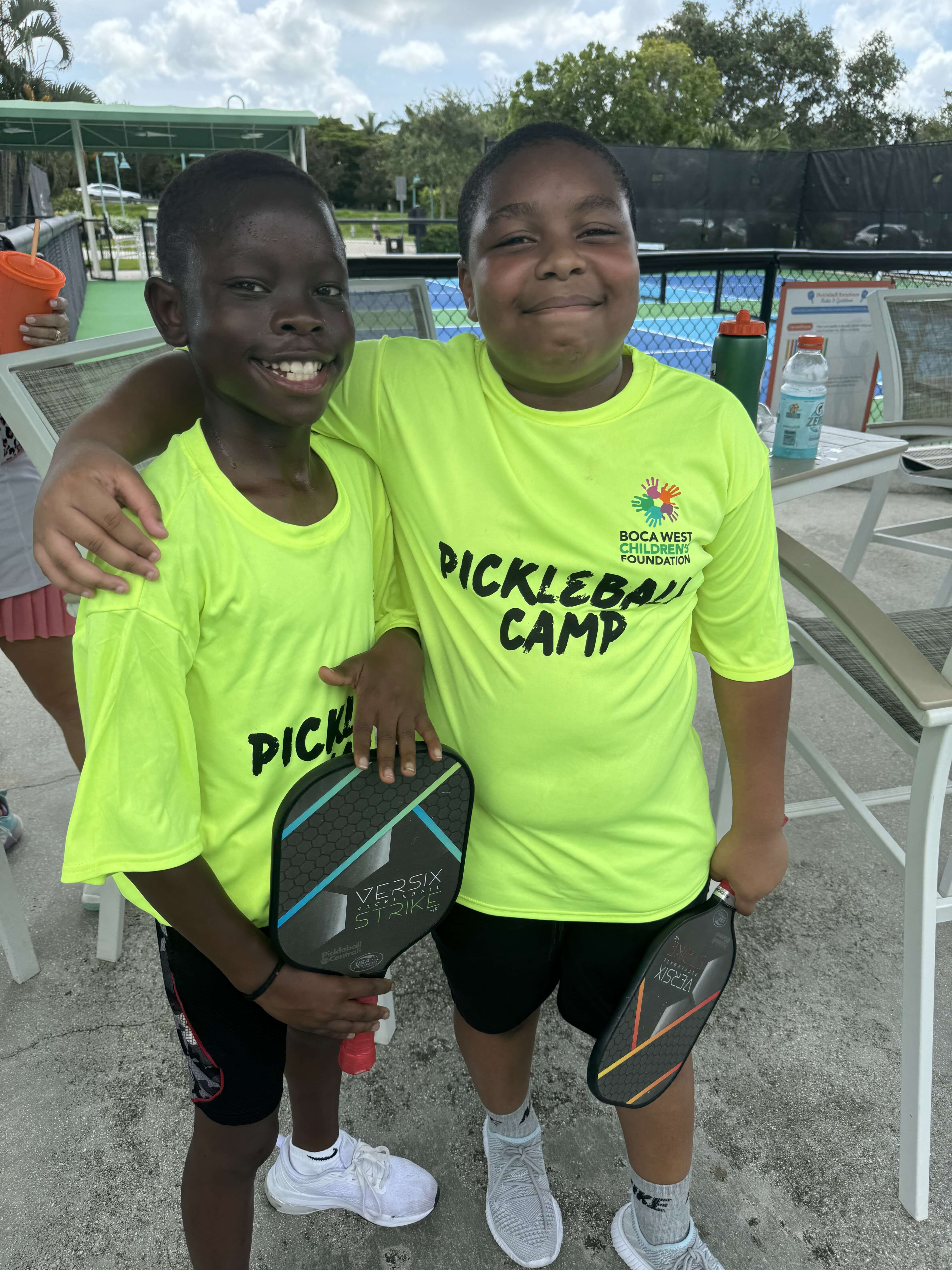 Kids from Propel Enjoyed Boca West Children's Foundation's Pickleball Camp