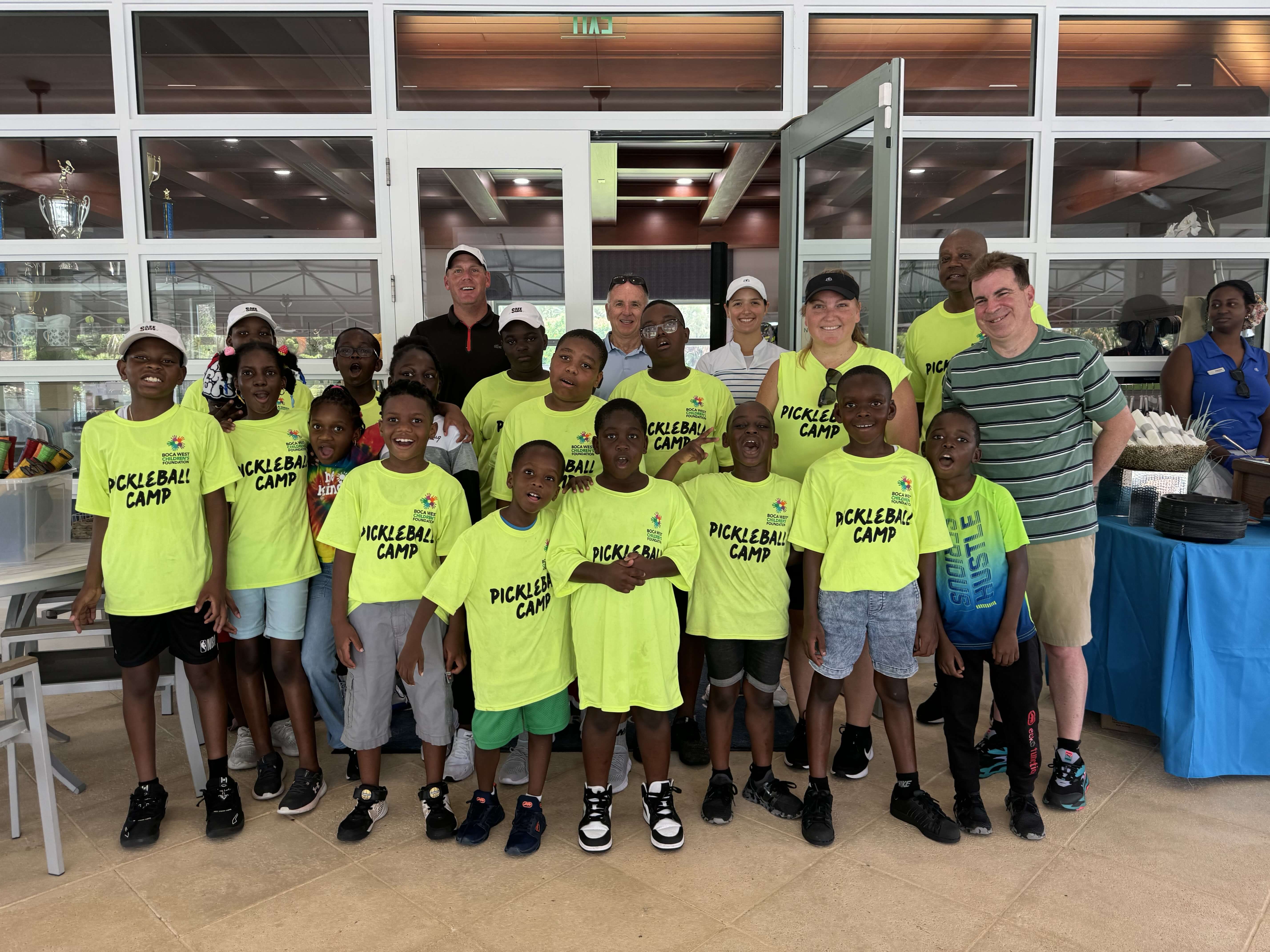 Kids from Propel Enjoyed Boca West Children's Foundation's Pickleball Camp