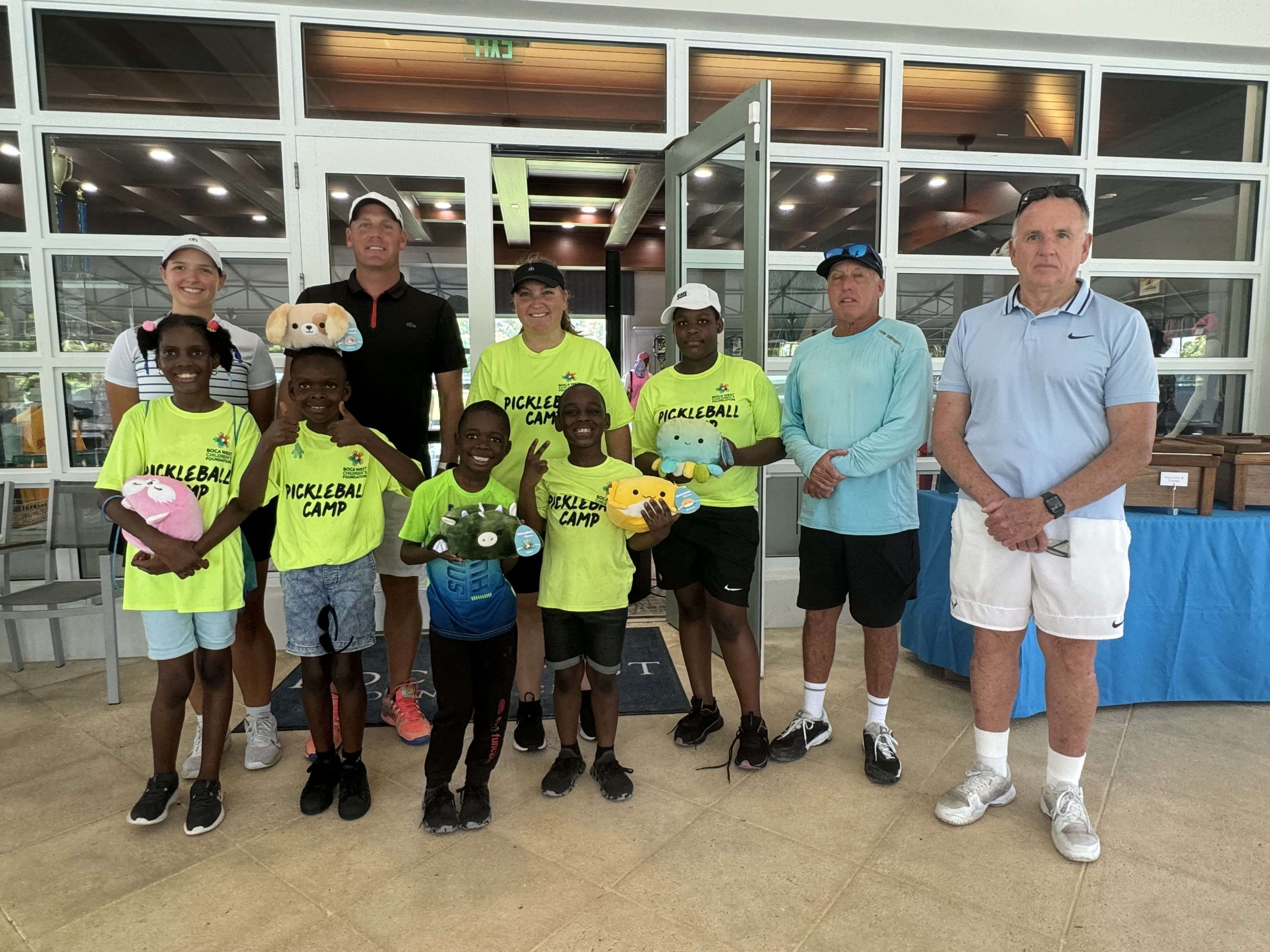 Kids from Propel Enjoyed Boca West Children's Foundation's Pickleball Camp