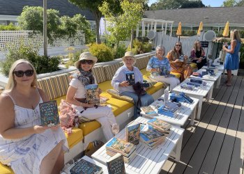 Authors share their books at The Capri Bedside Reading Books and Cocktails party