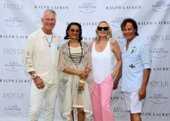 Randy Kemper, Ranjana Khan, Kim Cattrall, Tony Ingrao at the Antiques and Design Show