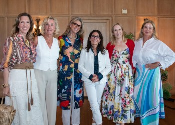 Liz Lange, Hollis Forbes, Mary Margaret Trousdale, Bobby Brown, Kate Davis, Jill Davis at Fundraising Luncheon